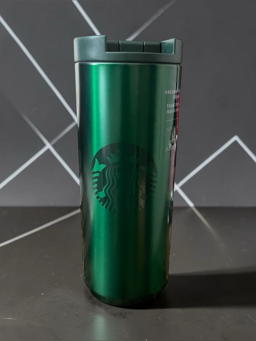 Starbucks Metallic Emerald Green Travel Tumbler NWT